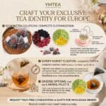Reinventing the European Afternoon Tea: When Classic Chinese Pu-erh and Black Tea Meet Romantic Florals and Fruits