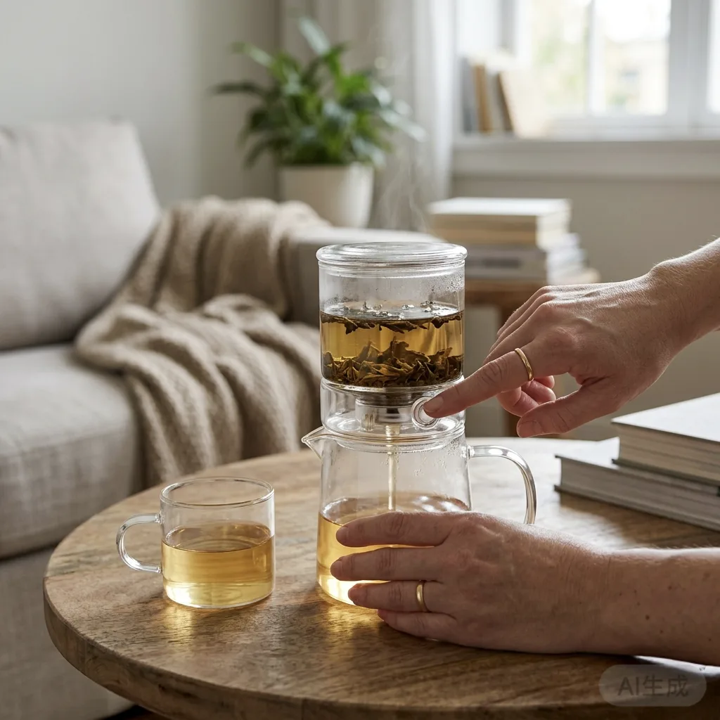 No-mess direct steeping method