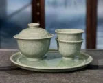 Yaozhou Kiln Cover Bowl Tea Cup