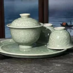 Yaozhou Kiln Cover Bowl Tea Cup