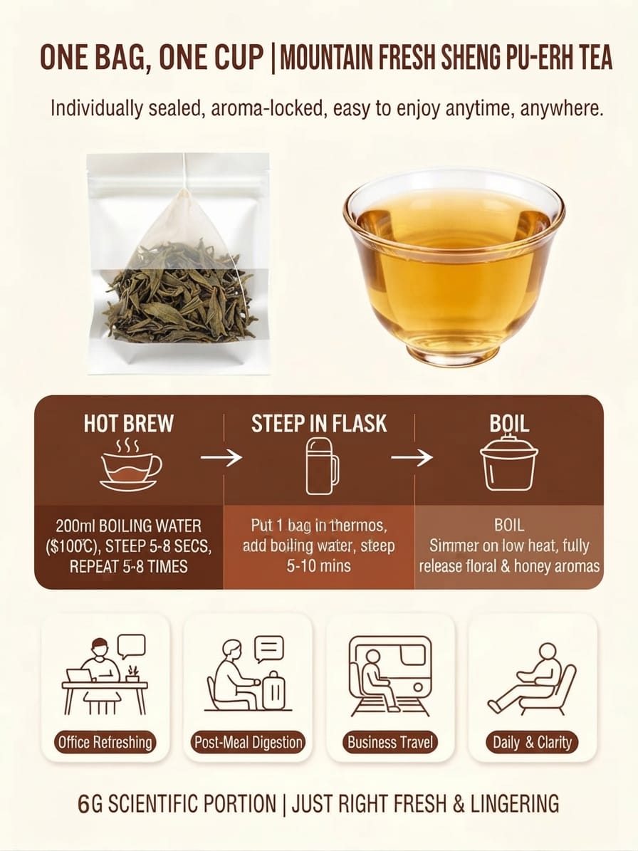 Yunnan Dianhong Black Tea Bags | Bulk Wholesale & Private Label OEM 6 Yunnan Dianhong single serve tea product