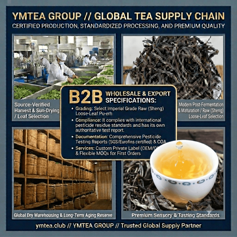 Wholesalers, Producers, and Manufacturers of Premium Chinese Black Tea and Pu'er Tea