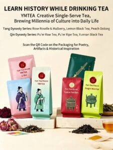 Customizable Biodegradable Pyramid Tea Bags (Flower and Fruit Teas) Wholesale | YMTEA OEM/ODM (60 bags) 22 Custom Single-Serve Triangle Tea Bags