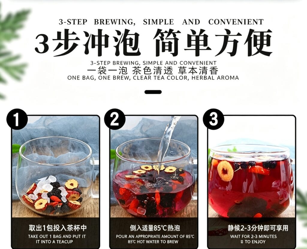 批发植物水果茶包 | 无添加剂 | 可定制及OEM 11 Fruit Tea Collection